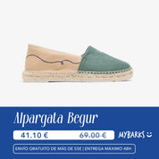 Alpargata Begur Musgo Bordado