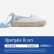 Alpargata Roses Cielo