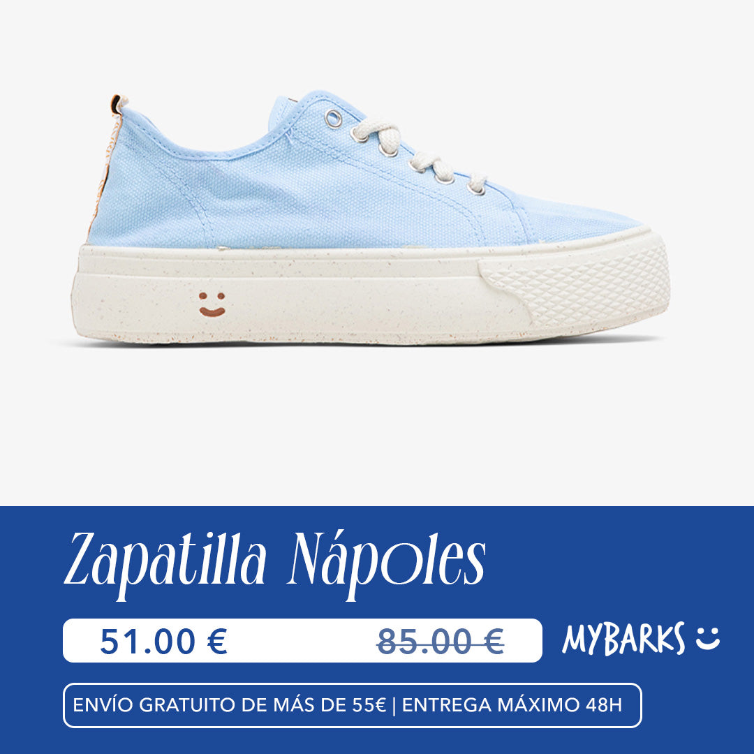 Zapatilla Nápoles Azul Sky