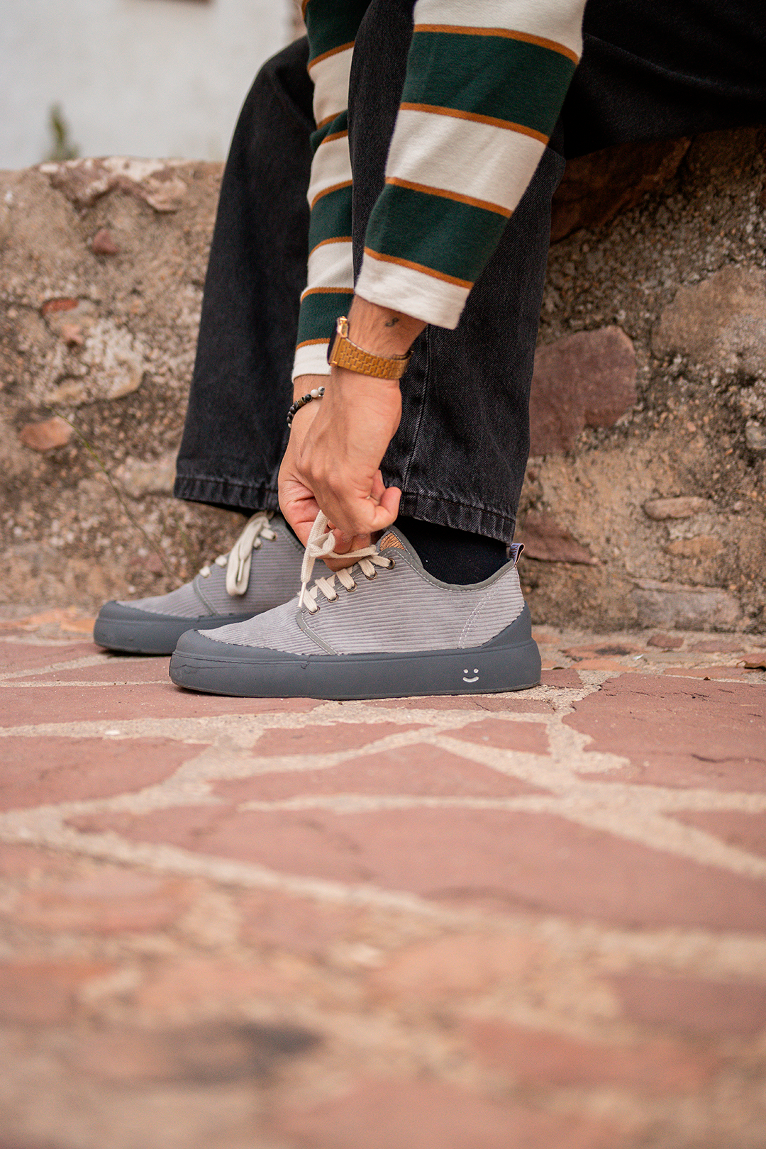 Zapatillas Menorca Pana Piedra