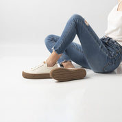 Zapatillas ecológicas de mujer Nápoles Ivory - MyBarks