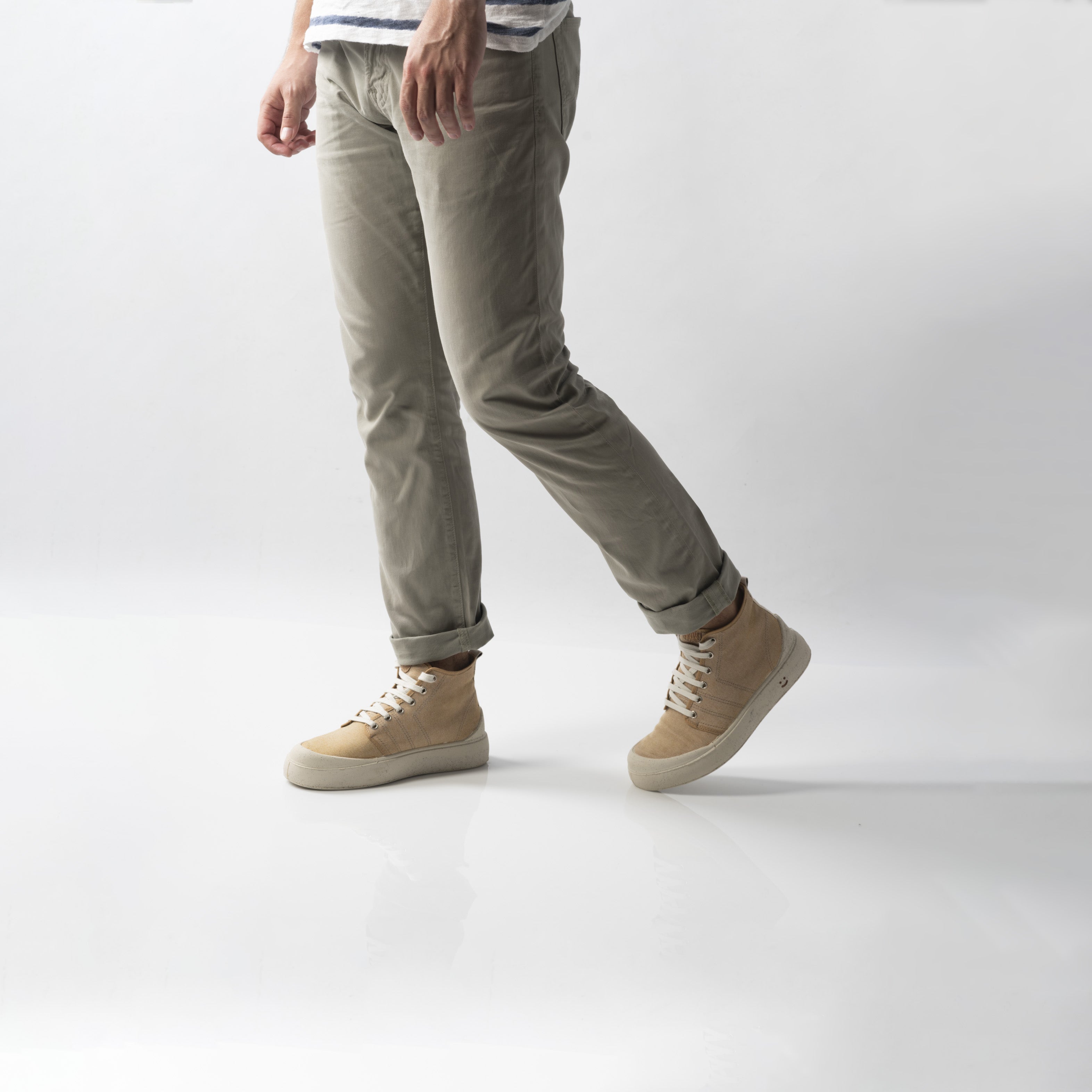 Zapatillas ecológicas de hombre Mallorca Mustard - MyBarks